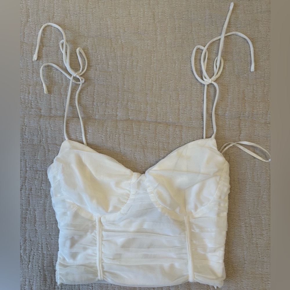 Princess Polly Stephano Top White